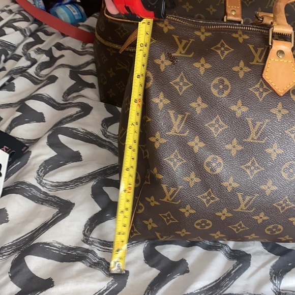 Louis Vuitton Speedy Large Monogram 40 Brown Coated Canvas Weekend/Travel Bag - Picture 5 of 8
